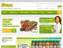 Tablet Screenshot of nirwanafoods.com